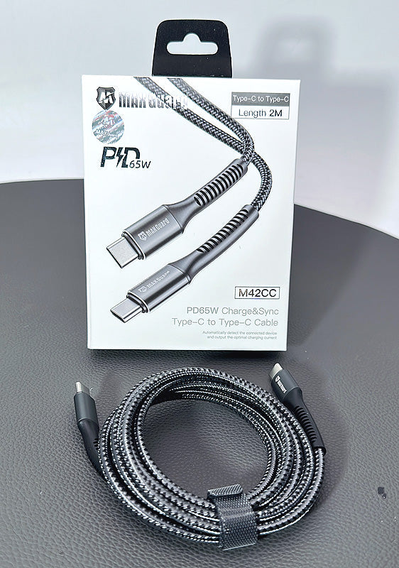 Maxguard 2M PD 65W Type-C to Type-C cable M42CC