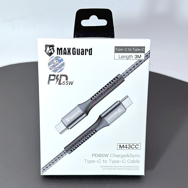 Maxguard 3M PD 65W Type-C To Type-C Cable M43CC