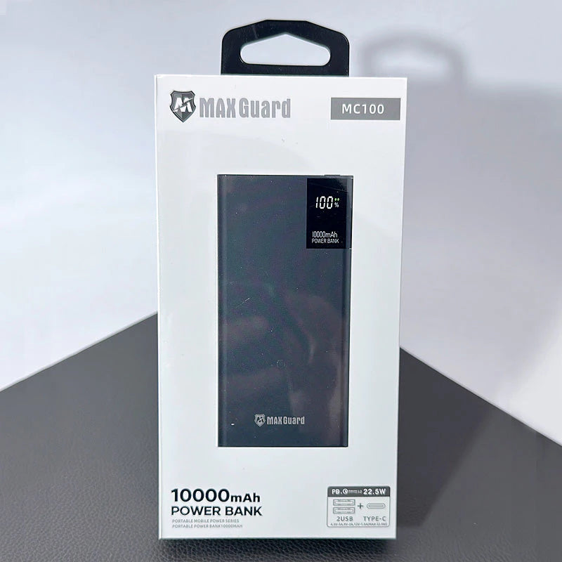 Maxguard 10000 mah PD QC 3.0 2USB+Type-C power bank MC100