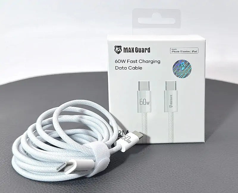 Maxguard 2m PD 60W Fast Charging Date Cable MC02 (For IP 15 Series/IPad)