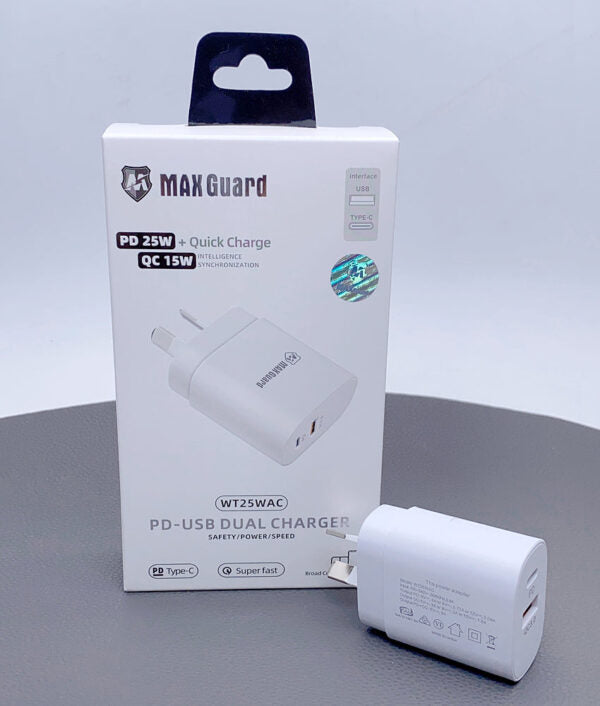 Maxguard 25W PD Charger WT25WAC (Support Super Fast Changing)