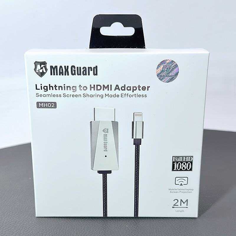 Maxguard 2m 1080 Full HD Lightning To HDMI Adapter MH02