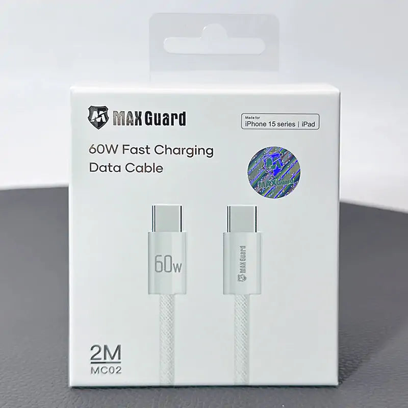 Maxguard 2m PD 60W Fast Charging Date Cable MC02 (For IP 15 Series/IPad)