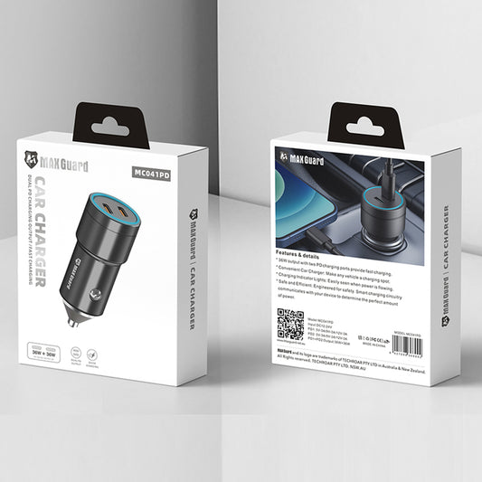 Maxguard 36W+36W Car Charger MC041PD