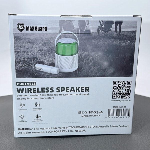 Maxguard bluetooth speaker K81