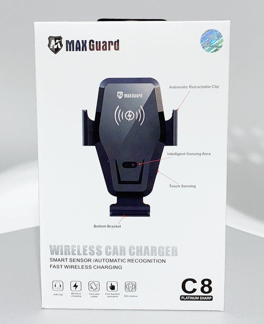 Maxguard wireless  car charger holder C8