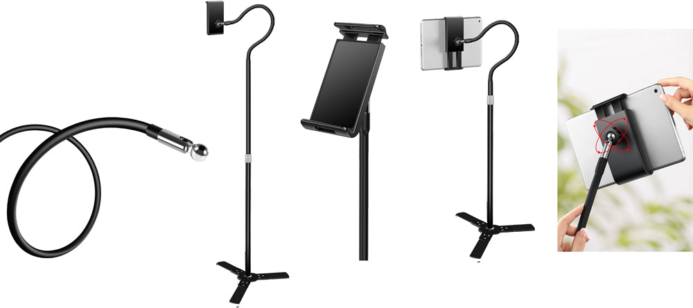 maxGuard TRI-BAR iPad floor stand holder MH01